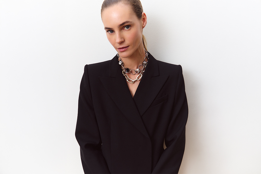 Veste en gabardine
