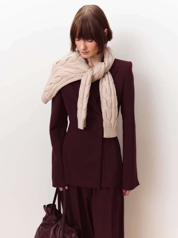 Veste en gabardine