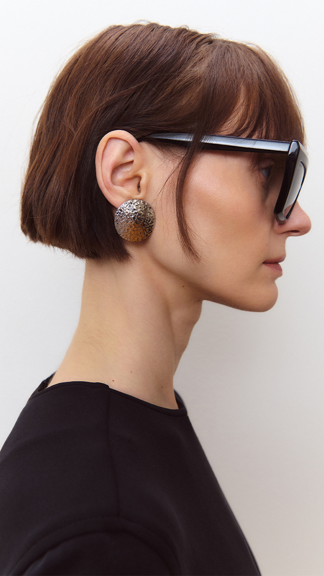 Boucles d'oreilles à disque