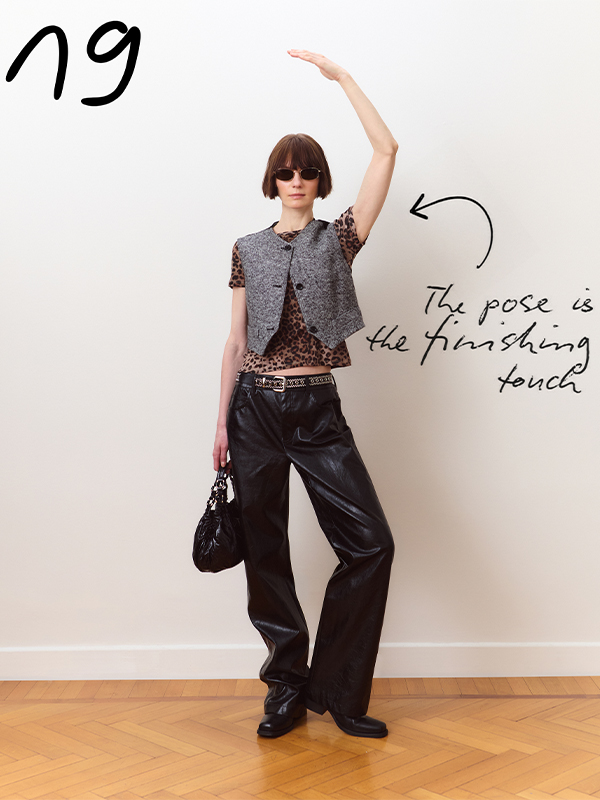 Gilet en tweed